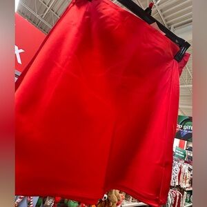 Sincerely Jules Red Satin Mini Skirt | Size L | Valentine’s Outfit / Date Night